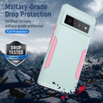 Heavy Duty Rugged Armor Shockproof Case For Google Pixel 8 7 6 Pro 6A 7A 8A Soft TPU Hard Plastic Protective Back Cover Fundas