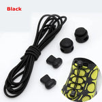 1 Pair 22 Colors Elastic Shoelaces Round Locking No Tie Shoe Laces Kids Adult Quick Lazy Laces Rubber Sneakers Shoelace T1