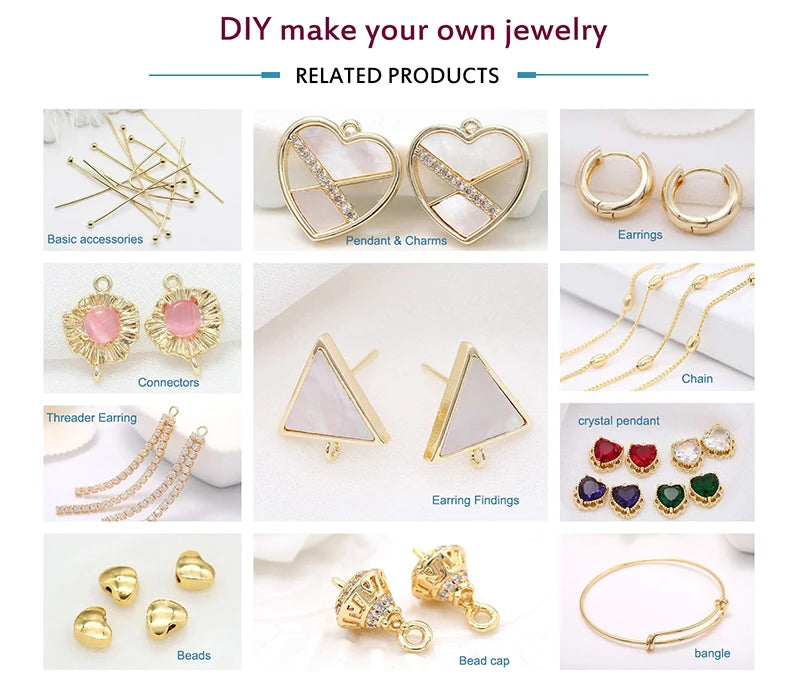 18K Gold Plated Brass Spacer Beads For Jewelry Making Materials,Separators For Beads, Striped Cut Flower Beads For Needlework