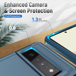 Heavy Duty Rugged Armor Shockproof Case For Google Pixel 8 7 6 Pro 6A 7A 8A Soft TPU Hard Plastic Protective Back Cover Fundas