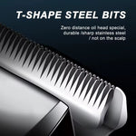 Cordless Hair Clippers for Men – Rechargeable LCD Trimmer