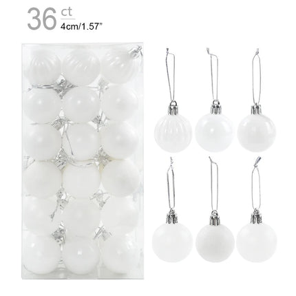 1box Christmas Balls Christmas Tree Ornaments Ball Xmas Hanging Tree Pendants Home Party Decor 2026 New Year Gift Noel Navidad