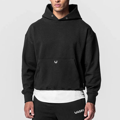 Mens Brand Fitness Long Sleeve Sports Hoodie Bodybuilding Workout Casual Pullover Sweatshirts Male Coat Tracksuit Gym Clothing