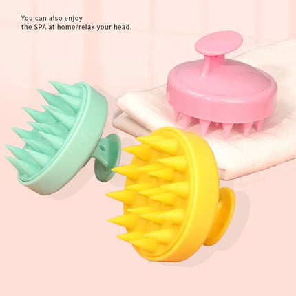 Silicone Scalp Massage Comb - Soft Hair Washing Brush for Growth, Shampoo & Shower, Gentle Scalp Massager for Hair Care