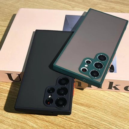 Luxury Matte Case For Samsung Galaxy A55 A35 A25 A15 A54 A24 A13 A23 A05 A05S A73 A32 A52 A52S A04 A04S A14 A34 M55
