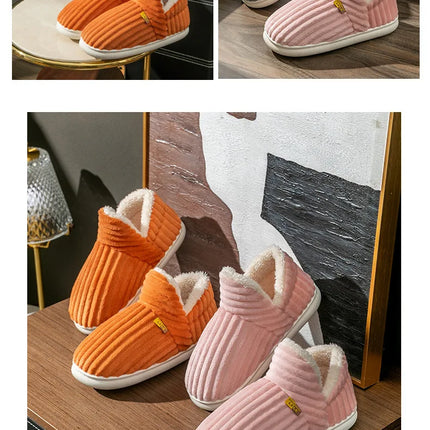 Asgard Classic Plush Slippers For Women Winter 2024 New Outdoor Fluffy Warm Boots Leisure Cotton Shoes Indoor Cozy Home Slides