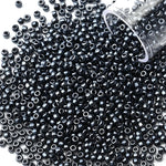 12Grams/Tube 2mm Metallic Seed Beads Japanese Round Glass Seedbeads For DIY Needlework Dress Adornment Sewing 1200pcs