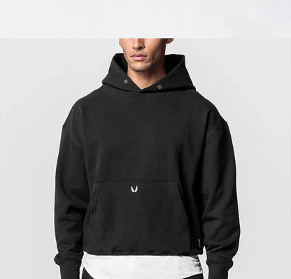 Mens Brand Fitness Long Sleeve Sports Hoodie Bodybuilding Workout Casual Pullover Sweatshirts Male Coat Tracksuit Gym Clothing