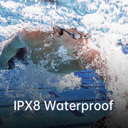 Bone Conduction Earphones Bluetooth Wireless IPX8 Waterproof MP3 Player Hifi Ear-hook Headphone With Mic Headset For Swimming