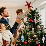 Christmas Nutcracker Soldier Wooden Pendant Xmas Tree Hanging Ornaments 2024 Navidad Decoration for Home 2025 New Year Gifts