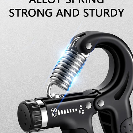 5-60kg Adjustable Hand Grip Strengthener Hand Grip Trainer With Counter Wrist Forearm And Hand Exerciser For Muscle Building