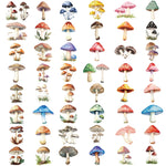 50PCS Kawaii Mushroom Stickers Nostalgia Cartoon Decals Laptops Luggage Diary Skateboards Cool Guitar Motorcycle Sticker Design﻿