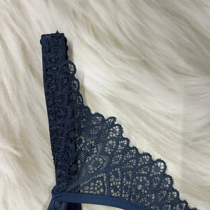 Pu leather fabric women's underwear with underwire pull-up thin mold cup sexy bra
