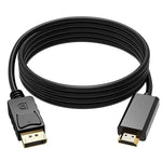 Dp To Hdmi Cable 1.8m 4k HD Adapter Cable Computer Monitor Cable Converts Large Dp To Hdmi