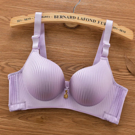 2024 New Girl's 8cm thickened Bra Steamed Bread Cup  Adjustable Underwear  No Mark  No Steel Ring  Breast Lingerie push up Bras