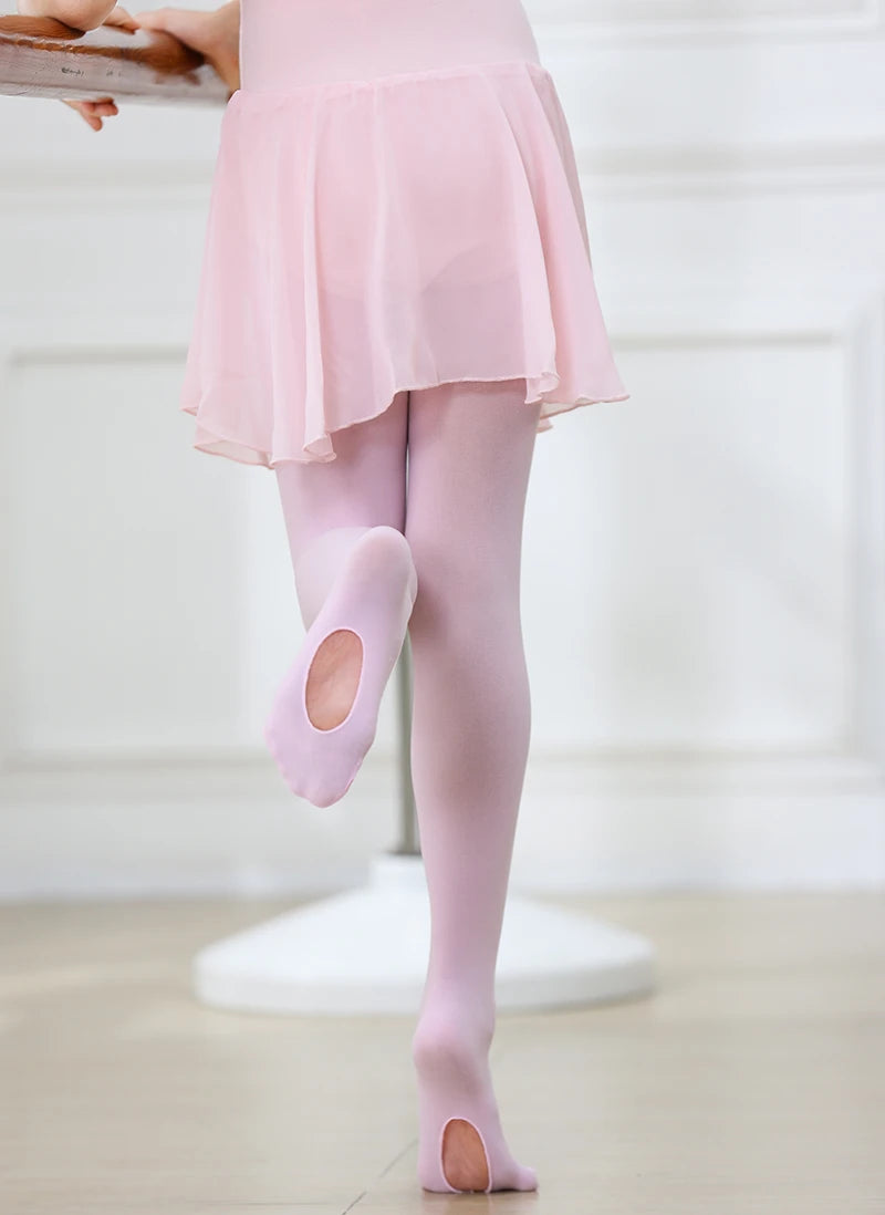Princess Baby Girls Ballet Tights High Elasticity Dance Pantyhose With Hole Spring Autumn Women Infant Kids Students Stockings