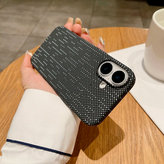 New Magsafe Magnetic Color Collision Carbon Fiber Phone Case For iPhone 16 Pro Max 14 11 12 13 15 Pro Max Shockproof Back Cover