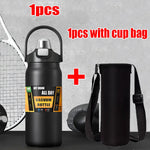 1500ML Stainless Steel Thermo Bottle Portable Thermos Large Capacity Thermo Water Bottle Tumbler Thermoses Outdoor Vacuum Flasks