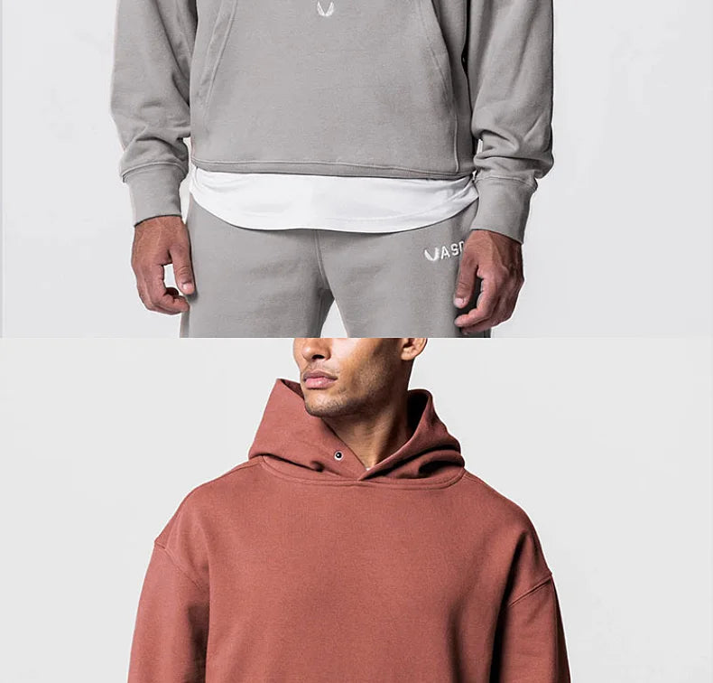 Mens Brand Fitness Long Sleeve Sports Hoodie Bodybuilding Workout Casual Pullover Sweatshirts Male Coat Tracksuit Gym Clothing