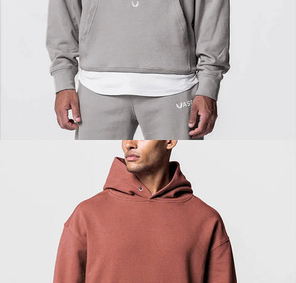 Mens Brand Fitness Long Sleeve Sports Hoodie Bodybuilding Workout Casual Pullover Sweatshirts Male Coat Tracksuit Gym Clothing
