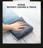 SEAMETAL 40X100CM Car Wash Towel Coral Velvet Microfiber Clean Cloth No Hemming Thickened Soft High Absorbent Car Washing Towels