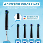 Replacement Toothbrush Heads Compatible with Oral B Braun Professional Electric Brush Heads 1000 1500 3000 6000 7000 7500 8000