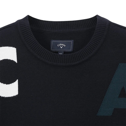 CALLAWAY High-end Men's Knitted Sweater! New Style! Luxury Brand Letter Golf Apparel, Trendy Design, A Must-have for Autumn!