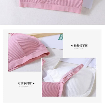 Women Yoga Sports Bras Triangle Cup Underwear Female Breathable Wrapped Tube Top Sexy Beauty Back Adjustable Sling Bra Vest