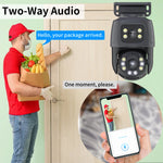 XMEYE Waterproof 6MP HD POE Surveillance Camera System Dual Lens PTZ WIFI IP Home Security 4CH 8CH POE NVR Video H.265 CCTV Kit