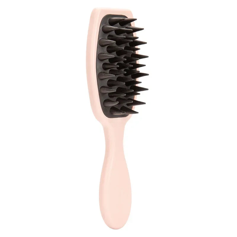 Silicone Shampoo Brush Scalp Massage Brush Head Washing Comb Long Handle Hair Massager Bath Brush Body Scrubber Hair Accessories