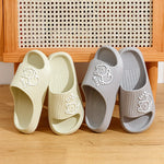 Summer Women's Slippers Fashion Indoor Soft Sole Durable And Wear-resistant Cute Cartoon Cat Bathroom Home Shoes Couple