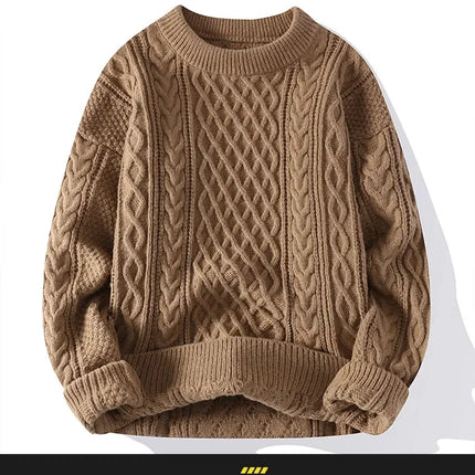 Brand Christmas Sweaters Men Crewneck Sweater Men Pullover Jumpers Fashion Clothing Autumn Winter Tops Male Knitted Sweatshirts