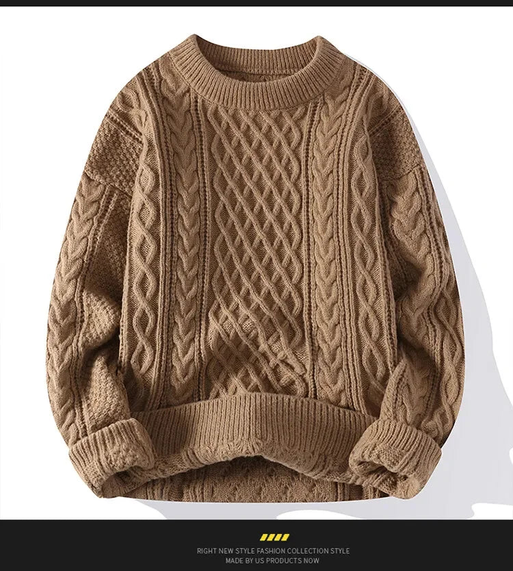 Brand Christmas Sweaters Men Crewneck Sweater Men Pullover Jumpers Fashion Clothing Autumn Winter Tops Male Knitted Sweatshirts