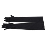 Long Satin Gloves for Women, Mittens, Monochromatic, Women's Fashion, Evening and Prom Costume, Autumn and Winter