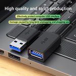 USB 3.0 Extension Cable Male to Female 5Gbps Data Cord USB3.0 Extender for PC PS3 Laptop to U Disk Smart TV USB Cable Extension