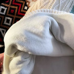 Christmas Sweater Men's Winter Loose-fit Casual Style Knitted Top Jacket American Vintage Fleece-lined Thickened Line Clothes