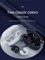 T75 Sport Bone-Conduction Bluetooth 5.3 Earphones HiFi Sound Wireless Headphones Earclip Waterproof Open Ear Headset Earring