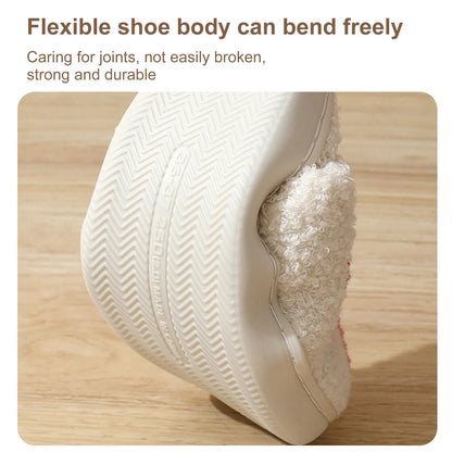 New Christmas Slippers Winter Home Warm Women Slippers House Girl Slides Bedroom Ladies Cotton Female Soft Plush Shoes