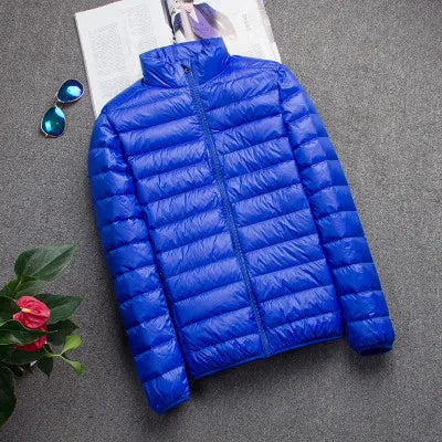 New autumn and winter Down jacket men's fashion hooded super light warm slim coat Down jacket men's coat