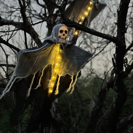 Halloween decoration skeleton ghost with LED, Halloween decoration ghost String Lights for Outdoor and indoor Use in Gardens