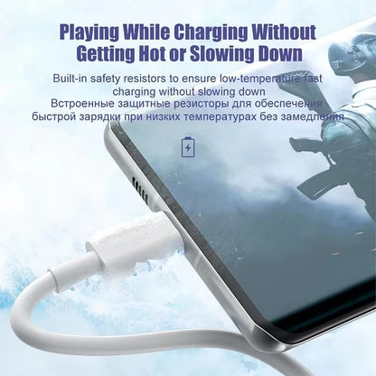 NNBILI 1-3PCS 10A 100W Type C Super Fast Charging Cable Data Cord For Samsung Huawei Xiaomi Redmi Quick Charing USB C Cables NNB