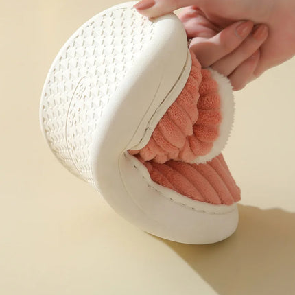 Litfun New Fur Slippers For Women Men Winter Furry Fashion Warm Ankles Plush Cozy Slides For Home Indoor Soft Sole Cotton Shoes