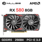 MLLSE AMD RX 580 8GB 2048SP Gaming Graphics Card GDDR5 256Bit PCI-E 3.0 ×16 8Pin Radeon GPU Rx 580 Video Card Placa De Video
