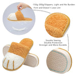 Shevalues Indoor Warm Plush Slippers For Women Men Cute Cat Paw Design House Fur Slippers Mute Flats Slides Indoor Fluffy Shoes