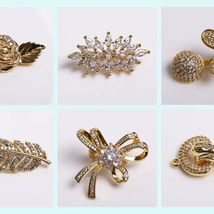 8/10MM 18K Gold Plated Brass Metal Hollow Beads Caps Flower Caps For Beads For DIY Beading Jewelry Making Supplies Wholesale