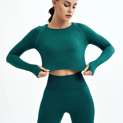 WAREBALL 2/3/4pcs Seamless Yoga Set Gym Clothes Sportswear Yoga Suits For Women Fitness Set Tracksuits Sports Bra Gym Leggings