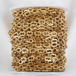 1M NO FADE Stainless Steel Square Link Chain for DIY Necklace Bracelet 6.5mm Rolo Cable Link Chains Jewelry Making Supplies Bulk