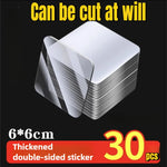 300Pcs Double Sided Adhesive Tape Nano Reusable Super Strong Transparent Wall Stickers WaterProof Widely Used Wall Mount Sticker