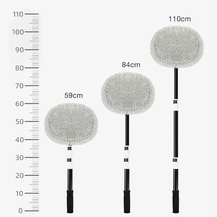 2022 New 15 Degree Bend Car Cleaning Brush Car Wash Brush Chenille Broom Telescoping Long Handle Cleaning Mop Cleaning Tools