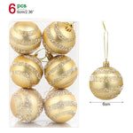 1box Christmas Balls Christmas Tree Ornaments Ball Xmas Hanging Tree Pendants Home Party Decor 2026 New Year Gift Noel Navidad